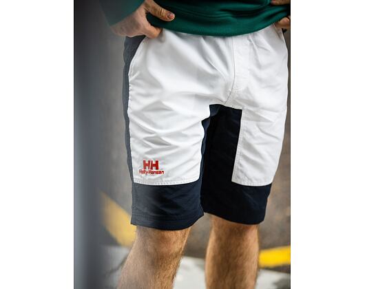 Kraťasy Helly Hansen YU20 SHORTS 597 NAVY/WHITE/RED