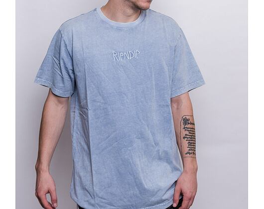 Triko RIP N DIP La Brea Embroidered Tee RND6009 Light Blue