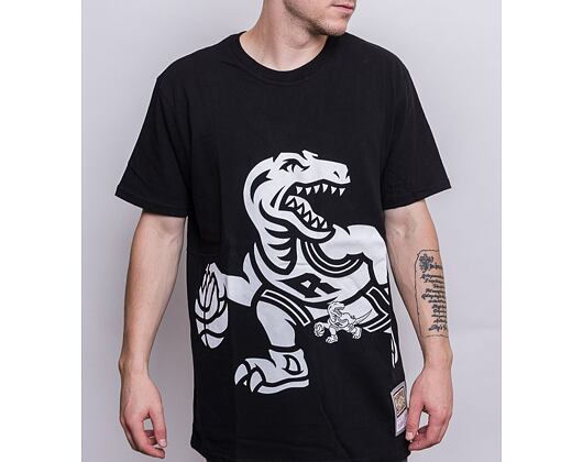 Triko Mitchell & Ness Toronto Raptors Big Face Tee 3.0 Black