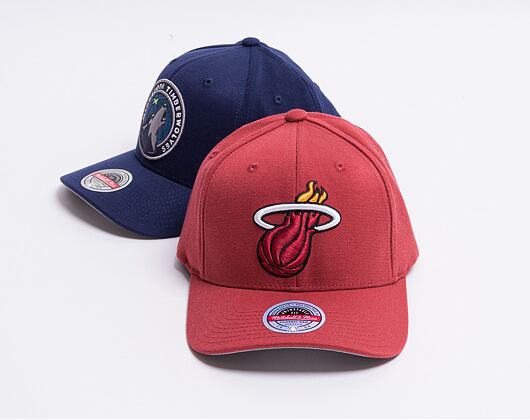 Kšiltovka MItchell & Ness Team Ground Redline Miami Heat Maroon 6HSSMM19361-CBMHEMARO