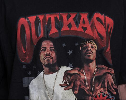 Triko Mister Tee Outkast - Stankonia Oversized Black MT1836
