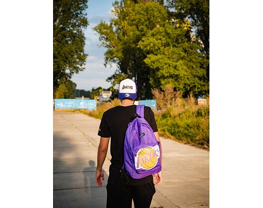 Batoh Mitchell & Ness Los Angeles Lakers Backpack Purple