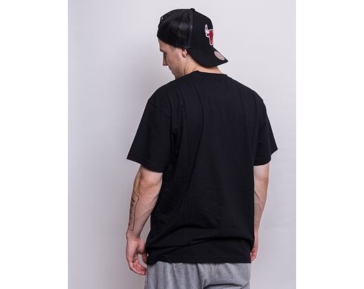 Triko Mitchell & Ness Scenic Tee Chicago Bulls Black