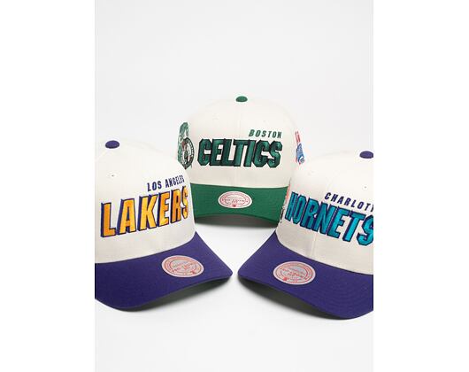 Kšiltovka Mitchell & Ness 96 NBA Draft Pro Crown Boston Celtics Beige/Khaki/Off White
