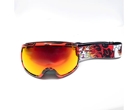 Lyžařské Brýle RIP N DIP Dragonerm Snow Goggles RND7157 Red