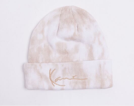 Kulich Karl Kani KK Signature Tiedye Beanie Sand/ White