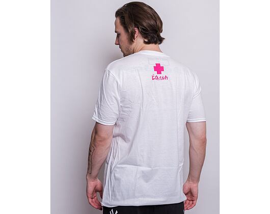 Triko Pink Dolphin RETRO GHOST TEE PS12211RGWH WHITE