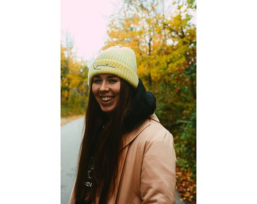 Kulich Karl Kani KK Signature Fisherman Beanie Light Yellow