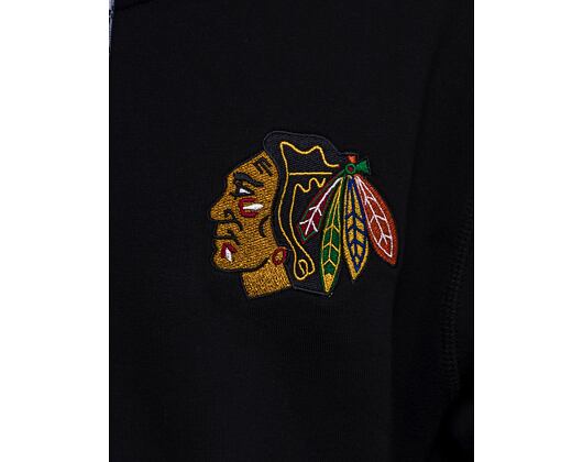 Mikina '47 Brand NHL Chicago Blackhawks Back Check Morris Full Zip Hood Jet Black