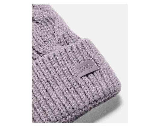Dámský kulich Under Armour Around Town Pom Beanie Plum