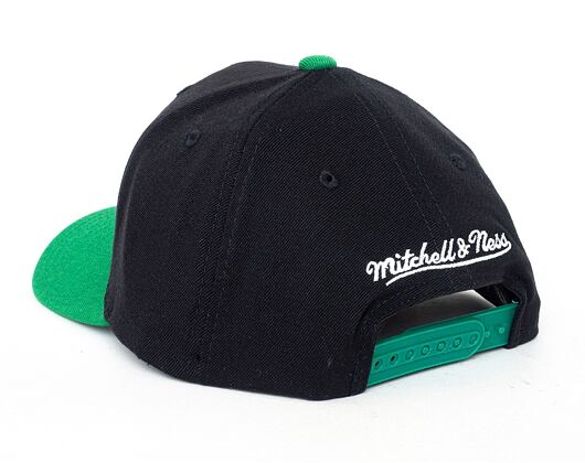Kšiltovka Mitchell & Ness Boston Celtics Arched Script 2 Tone 110 Snapback Black / Green