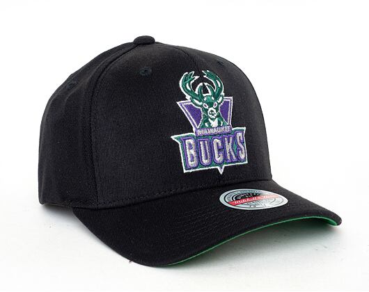 Kšiltovka Mitchell & Ness Milwaukee Bucks 50th Anniversary Patch 110 Snapback Black