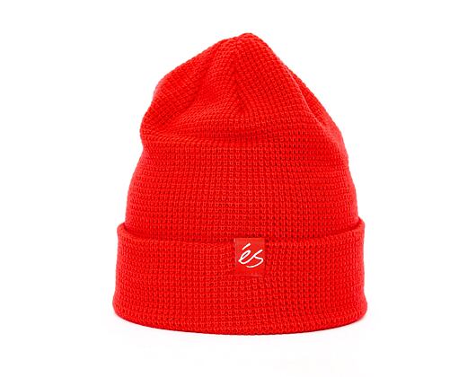 Kulich ÉS Script Waffle Knit Beanie Red