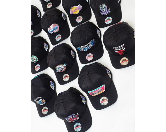 Kšiltovka Mitchell & Ness Los Angeles Clippers 50th Anniversary Patch 110 Snapback Black