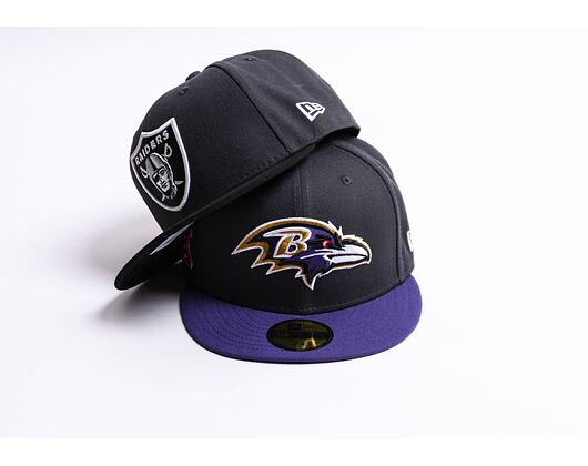 Kšiltovka New Era 59FIFTY NFL Official Team Colors Baltimore Ravens Grey