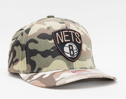 Kšiltovka Mitchell & Ness Brooklyn Nets Woodland Desert Stretch Snapback Camo Woodland