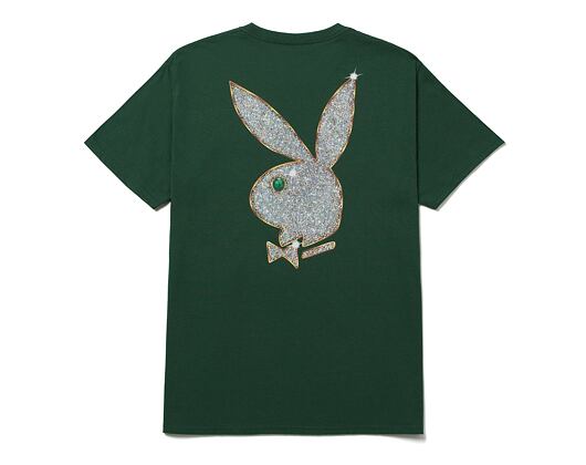 Triko HUF Playboy VVS Logo T-Shirt Forest Green
