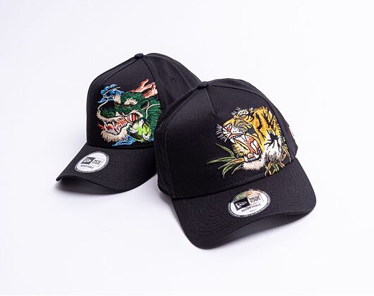 Kšiltovka New Era 9FORTY A-Frame Tiger Tattoo Pack Black / Tan