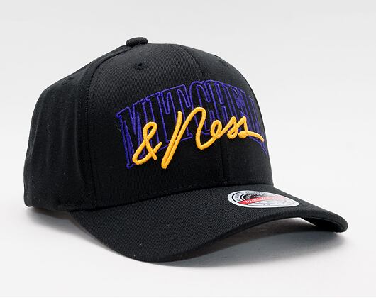 Kšiltovka Mitchell & Ness Branded Zone Redline Stretch Snapback Purple/Yellow