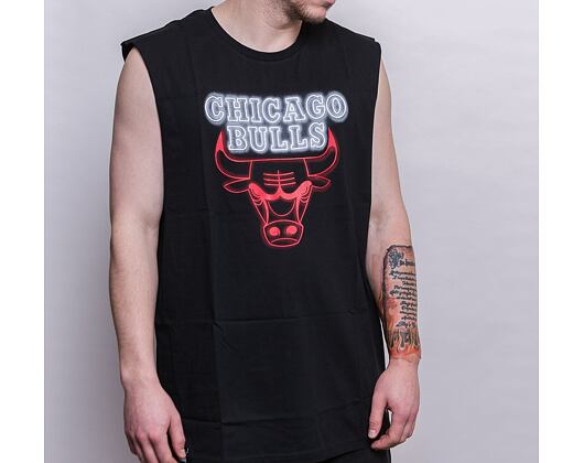 Tílko New Era NBA Neon Sleeveless Tee Chicago Bulls Black