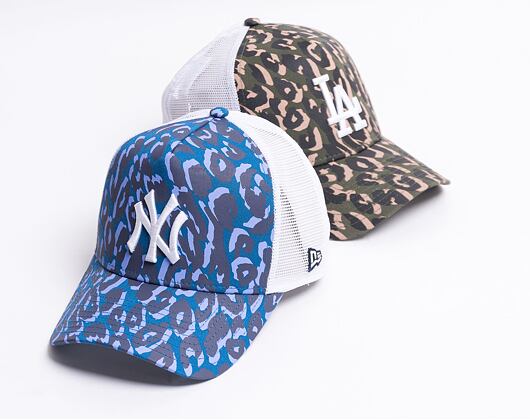 Kšiltovka New Era 9FORTY Trucker Wild Camo New York Yankees Snapback ATB