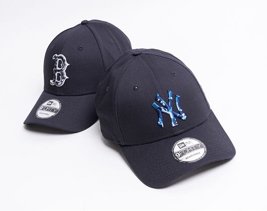 Kšiltovka New Era 9FORTY Infill New York Yankees Strapback Navy / IRF