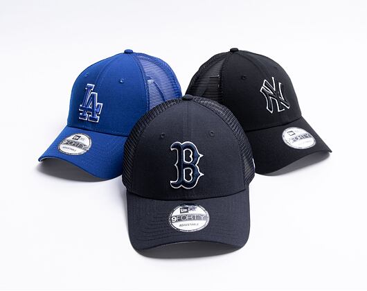 Kšiltovka New Era 9FORTY Trucker Home Field Boston Red Sox Strapback Navy