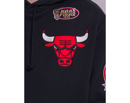 Mikina Mitchell & Ness Champ City Hoody Chicago Bulls Black