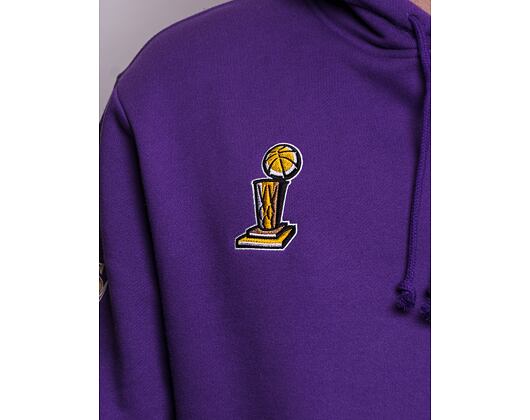 Mikina Mitchell & Ness Champ City Hoody Los Angeles Lakers Purple