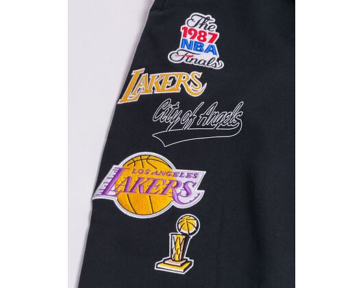 Tepláky Mitchell & Ness Champ City Fleece Bottoms Los Angeles Lakers Black