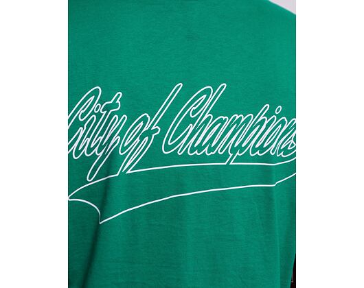 Triko Mitchell & Ness Champ City S/S Tee Boston Celtics Dark Green