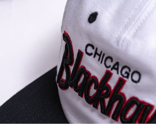 Kšiltovka '47 Brand Chicago Blackhawks Crosstown TT '47 CAPTAIN RF White