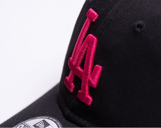 Dětská kšiltovka New Era 9FORTY Kids League Essential Los Angeles Dodgers Strapback Black/Bright Ros