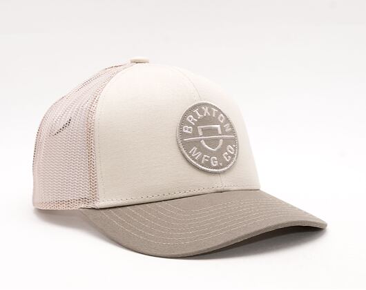 Kšiltovka Brixton Crest X Mp Mesh Cap Twig/Vanilla