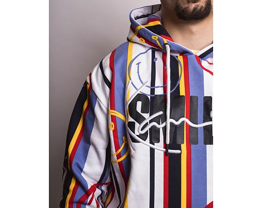 Mikina Karl Kani Signature Smiley Stripe Hoodie multicolor