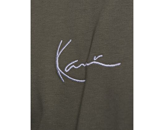 Triko Karl Kani Small Signature Essential Tee military green