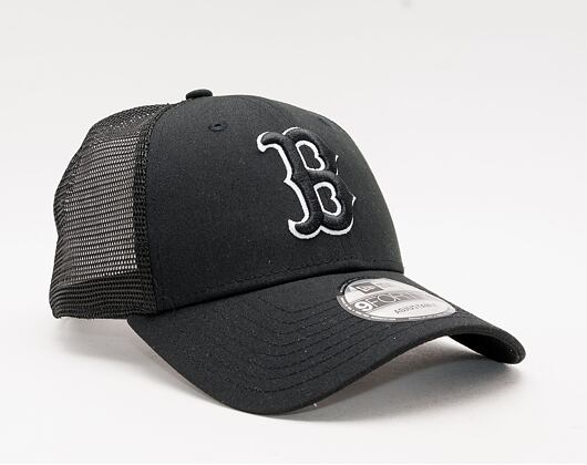 Kšiltovka New Era 9FORTY Trucker MLB Home Field Boston Red Sox Strapback Black