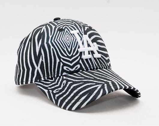 Dámská kšiltovka New Era 9FORTY Womens MLB Animal Print Los Angeles Dodgers Strapback Zebra