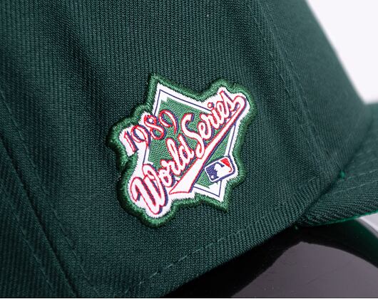 Kšiltovka New Era 59FIFTY MLB World Series 5 Oakland Athletics Fitted Dark Green