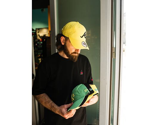 Kšiltovka New Era 9TWENTY MLB Essential Casual Classic Atlanta Braves Strapback Lime Yellow