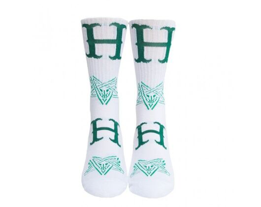 Ponožky HUF × Thrasher Duality Sock White
