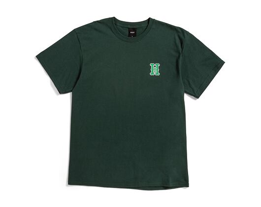 Triko HUF × Thrasher High Point T-Shirt Forest Green