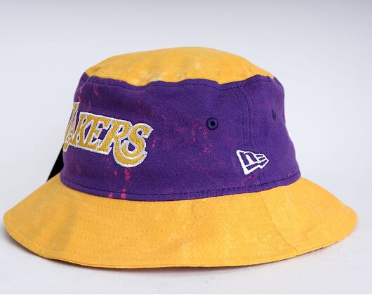 Klobouk New Era NBA Washed Pack Tapered Bucket Los Angeles Lakers True Purple