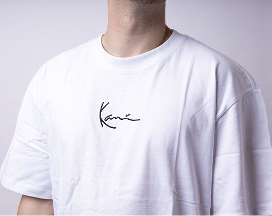 Triko Karl Kani Small Signature Tee 6060585 White/Black