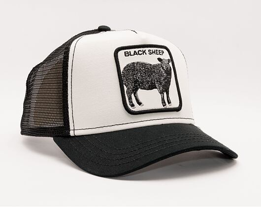 Kšiltovka Goorin - The - Black Sheep Trucker - Black / White