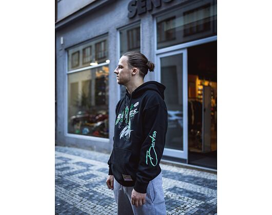 Mikina Mitchell & Ness Hyper Hoops Hoodie Boston Celtics Black