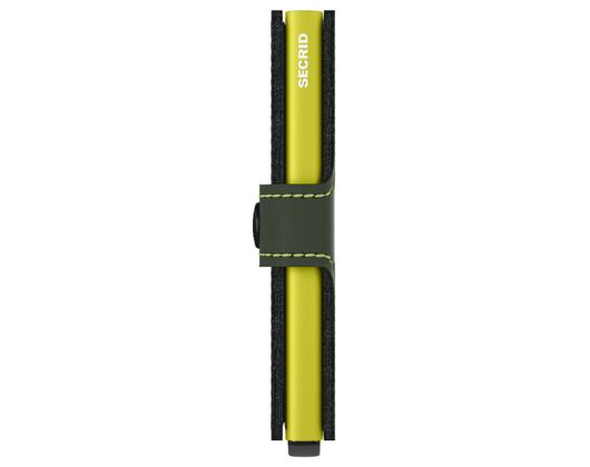Peněženka Miniwallet Secrid Matte Green & Lime