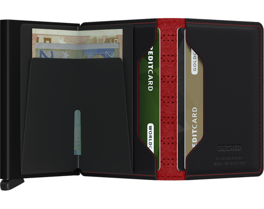 Peněženka Slimwallet Secrid Fuel Black-Red