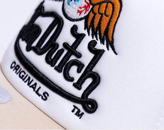 Kšiltovka Von Dutch Baker Trucker Foam White/Tan