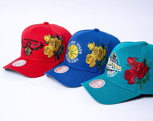 Kšiltovka Mitchell & Ness Secondary Roses Pro Snapback Hwc Golden State Warriors Blue